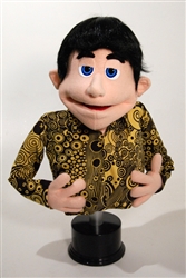 Dennis is a 20" tall puppet ministry character designed for professional puppeteers.