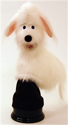 White Terrier Dog Puppet