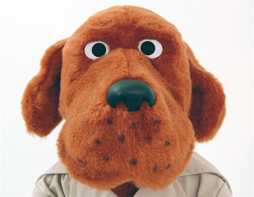 McGruff, the Crime Dog animal Puppet for puppeteers or ventriloquists.
